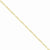 14K Yellow Gold Concave Open Figaro Chain Bracelet
