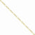 14K Yellow Gold Concave Open Figaro Chain
