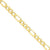 14K Yellow Gold Concave Open Figaro Link Chain