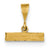 14ky Casted Large Diamond Cut Top Charm hide-image