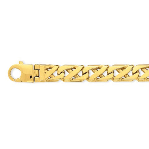 14K Yellow Gold Fancy Link Bracelet
