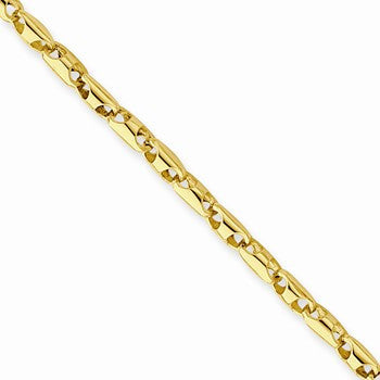 14K Yellow Gold Fancy Link Necklace