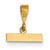 14ky Casted Large Polished Top Charm hide-image