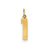 Small Polished Number 1 Charm in 14k Gold
