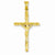 14k Gold INRI Hollow Crucifix Pendant, Alluring Pendants for Necklace