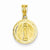 14k Gold Miraculous Medal Pendant, Exquisite Pendants for Necklace