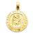 Saint Christopher Medal Charm in 14k Gold