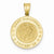 14k Gold Saint Christopher Medal Pendant, Stylish Pendants for Necklace