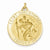 14k Gold Saint Christopher Medal pendant, Charm