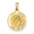 14k Gold Saint Anthony Medal Charm hide-image