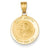 14k Gold Saint Joseph Medal Charm hide-image