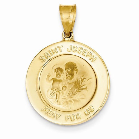 14k Gold Saint Joseph Medal pendant, Exquisite Pendants for Necklace