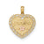 Grandma Heart Charm in 14k Gold Two-tone