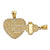 14k Gold Break-Apart Heart Charm hide-image