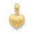 14k Gold Heart Charm hide-image