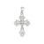 Filigree Cross Charm in 14k White Gold