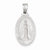 14k White Gold Miraculous Medal Pendant, Exquisite Pendants for Necklace