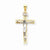 14k Gold Two-tone INRI Crucifix Pendant, Appealing Pendants for Necklace