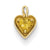 14ky November Birthstone Heart Charm hide-image