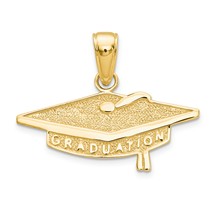 14k Gold Graduation Charm hide-image