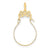 14k Gold Filigree Charm hide-image