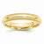 14k Yellow Gold 4mm Milgrain Comfort Fit Wedding Band