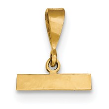 14ky Casted Medium Polished Top Charm hide-image