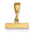 14ky Casted Medium Polished Top Charm hide-image