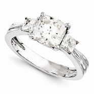 14k White Gold Forever Brilliant Ring