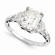 14k White Gold Forever Brilliant Ring