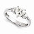 14k White Gold Moisssanite Ring