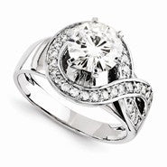 14k White Gold Forever Brilliant Ring