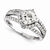 14k White Gold Forever Brilliant Ring
