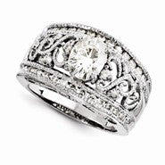 14k White Gold Forever Brilliant Ring