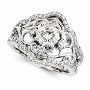 14k White Gold Forever Brilliant Ring