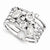 14k White Gold Moissanite Ring