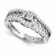 14k White Gold Forever Brilliant Ring