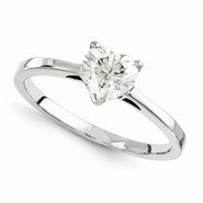 14k White Gold Forever Brilliant Ring