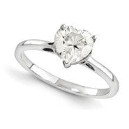 14k White Gold Forever Brilliant Ring
