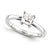 14k White Gold Forever Brilliant Ring