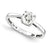 14k White Gold Forever Brilliant Ring