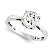 14k White Gold Forever Brilliant Ring