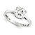 14k White Gold Forever Brilliant Ring