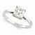 14k White Gold Moissanite Ring