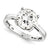 14k White Gold Forever Brilliant Ring