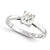 14k White Gold Forever Brilliant Ring
