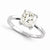 14k White Gold Moissanite Ring