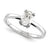 14k White Gold Forever Brilliant Ring