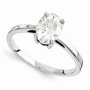 14k White Gold Forever Brilliant Ring