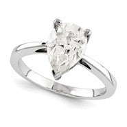 14k White Gold Forever Brilliant Ring